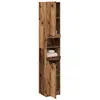 vidaXL Armoire de salle de bain vieux bois bois d'ingénierie
