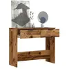 vidaXL Table console vieux bois 90x36x75 cm bois d'ingénierie