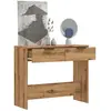 vidaXL Table console chêne artisanal 90x36x75 cm bois d'ingénierie