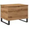 vidaXL Table basse chêne artisanal 60x44,5x45 cm bois d'ingénierie