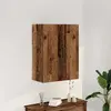 vidaXL Armoire murale vieux bois 69,5x34x90 cm