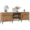 vidaXL Meuble TV chêne artisanal 150x30x50 cm bois d'ingénierie