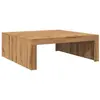 Vidaxl - Table basse chêne artisanal 100x100x35 cm bois d'ingénierie