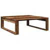 vidaXL Vidaxl Table Basse Vieux Bois 100x100x35 Cm Bois D'ingénierie