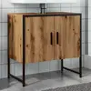 vidaXL Armoire lavabo de salle de bain chêne artisanal 60x33x60 cm
