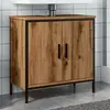 vidaXL Armoire lavabo chêne artisanal 60x30x60 cm bois d'ingénierie
