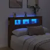 vidaXL Tête de lit à LED chêne artisanal 140x18,5x103,5 cm