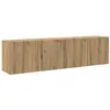 vidaXL Meubles TV muraux 2 pcs chêne artisanal 80x30x41 cm