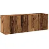 vidaXL Meubles TV muraux 2 pcs vieux bois 60x30x41 cm