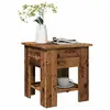 vidaXL Table basse vieux bois 40x40x42 cm bois d'ingénierie