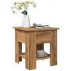 vidaXL Table basse chêne artisanal 40x40x42 cm bois d'ingénierie