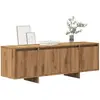 vidaXL Meuble TV chêne artisanal 120x30x40,5 cm bois d'ingénierie
