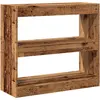 vidaXL Bibliothèque/Séparateur de pièce vieux bois 80x30x72 cm