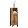 vidaXL Armoire de salle de bain vieux bois 30x30x100cm bois ingénierie