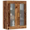 vidaXL Armoire murale suspendue vieux bois 69,5x34x90 cm