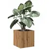 vidaXL Jardinière chêne artisanal 40x40x40 cm bois d'ingénierie
