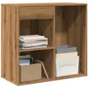 vidaXL Armoire cosmétique chêne artisanal 80x40x75cm Bois d'ingénierie