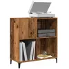 vidaXL Armoire à disques vieux bois 84,5x38x89 cm bois d'ingénierie
