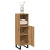 vidaXL Armoire de salle de bain chêne artisanal 30x30x100 cm
