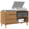 vidaXL Armoire à disques chêne artisanal 84,5x38x48 cm bois ingénierie