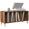 vidaXL Armoire à disques vieux bois 100x38x48 cm bois d'ingénierie