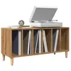 vidaXL Armoire à disques chêne artisanal 100x38x48cm bois d'ingénierie