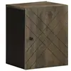 vidaXL Armoire de salle de bain murale 38x33x48cm bois massif manguier
