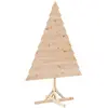 vidaXL Arbre de Noël en bois pour décoration 180 cm bois massif