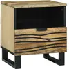 vidaXL Vidaxl Cabinet De Chevet 40x33x46 Cm Bois De Mangue Massif