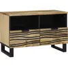 vidaXL Vidaxl Meuble Tv 70x33.5x46 Cm Bois Massif De Manguier