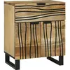 vidaXL Vidaxl Cabinet De Chevet 50x33x60 Cm Bois Massif De Manguier