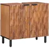vidaXL Meuble de Lavabo de Salle de Bain Uni Marron