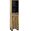 vidaXL Meuble de Lavabo de Salle de Bain Marron 38 x 33 x 160 cm