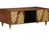vidaXL Vidaxl Table Basse 100x54x40 Cm En Bois Solide De Mangue