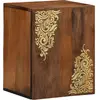 vidaXL Meuble mural Marron miel 38 x 33 x 48 cm Bois de mangue massif