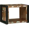 vidaXL Cube mural 55x35x40 cm Bois récup'