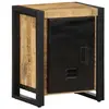 vidaXL Table de chevet 40x30x51 cm bois massif de manguier brut