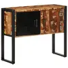 vidaXL Armoire console multicolore 90x35x75cm bois massif récupération