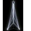 vidaXL Guirlande de sapin de Noël 363 LED blanc froid 182 cm