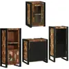 vidaXL Ensemble de mobilier de salle de bain Montage mural 4 pcs