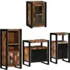 vidaXL Ensemble de mobilier de salle de bain Montage mural 4 pcs