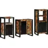 vidaXL Ensemble de mobilier de salle de bain 3 pcs Bois Recyclé Solide