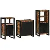 vidaXL Ensemble de mobilier de salle de bain 3 pcs Bois Recyclé Solide