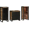 vidaXL Ensemble de mobilier de salle de bain 3 pcs Bois Recyclé Solide