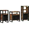 vidaXL Ensemble de mobilier de salle de bain 3 pcs Bois Recyclé Solide
