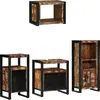 vidaXL Ensemble de mobilier de salle de bain 4 pcs Bois Recyclé Solide