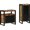 vidaXL Ensemble de mobilier de salle de bain 2 pcs Bois Recyclé Solide