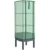 vidaXL Jardinière surélevée avec housse aspect rotin 40x40x140 cm