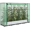 vidaXL Jardinière surélevée avec housse aspect rotin 160x40x123 cm