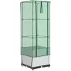 vidaXL Jardinière surélevée avec housse aspect rotin 40x40x139 cm